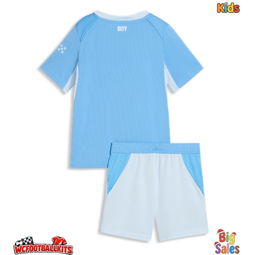 Manchester City Replica Home Stadium Kit for Kids 2026-27 Short Sleeve (+ pants)